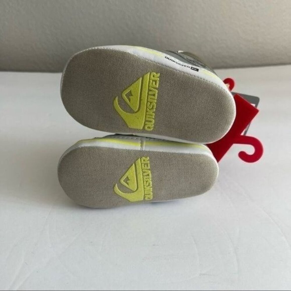 Quicksilver Baby Shoes High Top Sneakers Gray Camouflage 0-12 Months Available - Picture 6 of 6